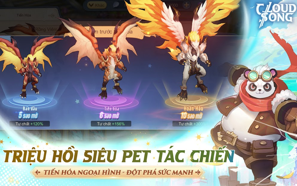 Screenshots Cloud Song: Vân Thành Chi Ca Game đồ họa chibi hấp dẫn