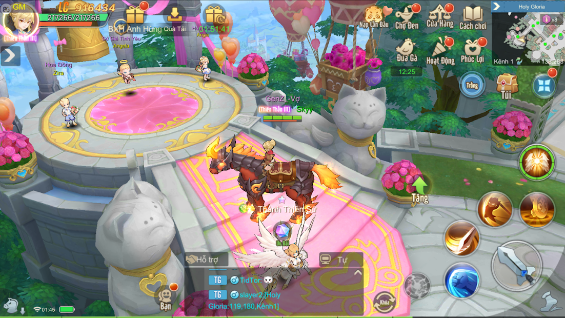 Screenshots Cloud Song: Vân Thành Chi Ca Game đồ họa chibi hấp dẫn