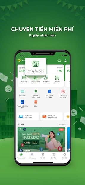 Screenshots Ví Appota: Ứng dụng giải trí tích điểm