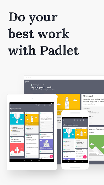 Screenshots App Padlet: Ứng dụng tạo trang blog cá nhân trong học tập