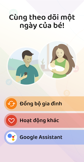 Screenshots App Baby Daybook: Ứng dụng theo dõi sinh hoạt của trẻ sơ sinh