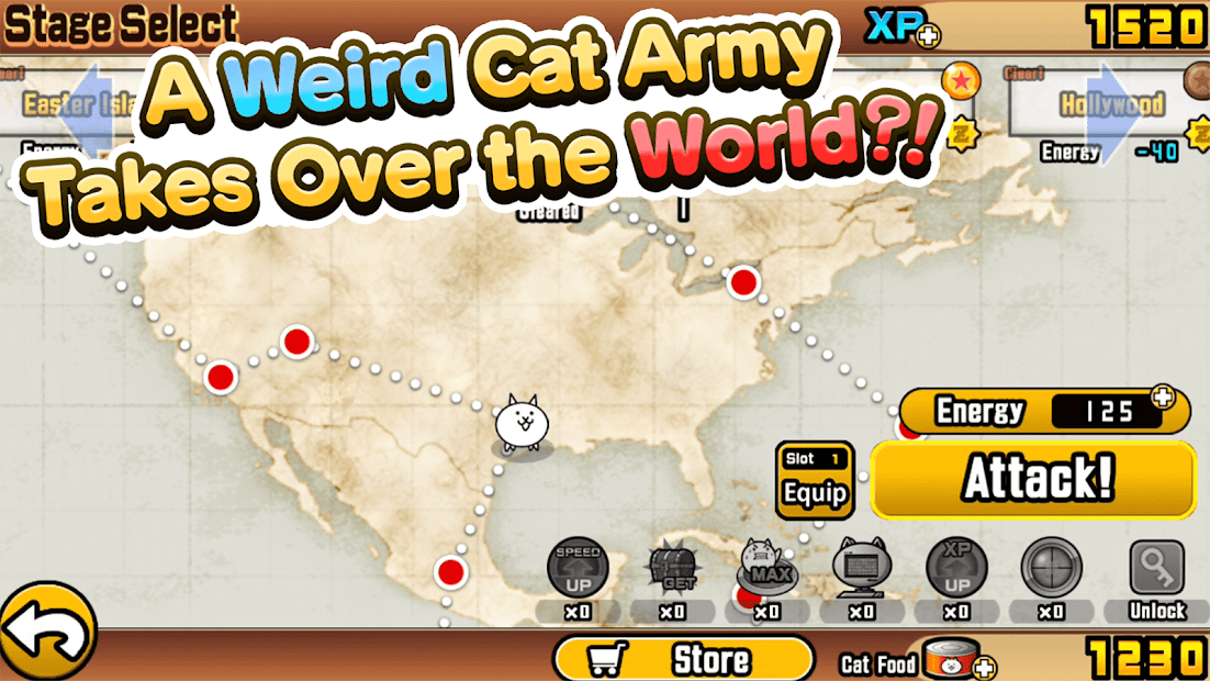 Screenshots The Battle Cats - Trận chiến của những chú mèo “cute”