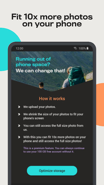 Screenshots Degoo - Lưu trữ đám mây 100GB miễn phí