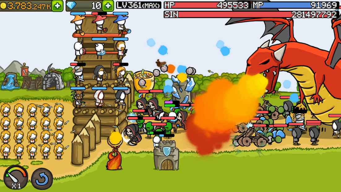 Ảnh chụp màn hình Castle Grow - Tower Defense | tân binh chiến thuật