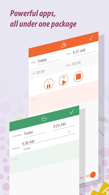Screenshots App Baby Tracker: App theo dõi trẻ sơ sinh: Giờ đi ngủ, thay tã,...