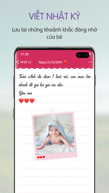 Screenshots App Bé của mẹ : Ứng dụng chia sẻ thông tin nuôi dạy con