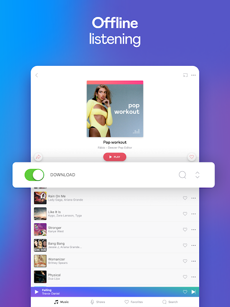 Screenshots Deezer: Thế giới âm nhạc trong tầm tay của bạn