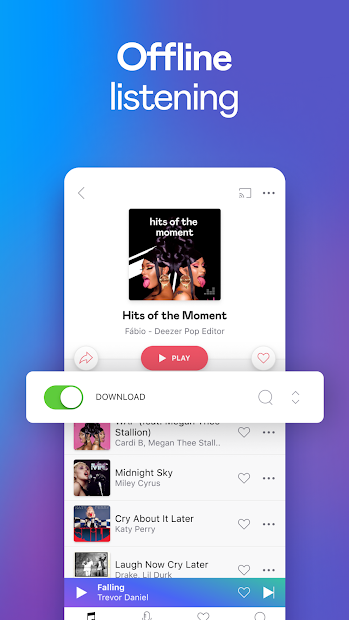 Screenshots Deezer: Thế giới âm nhạc trong tầm tay của bạn