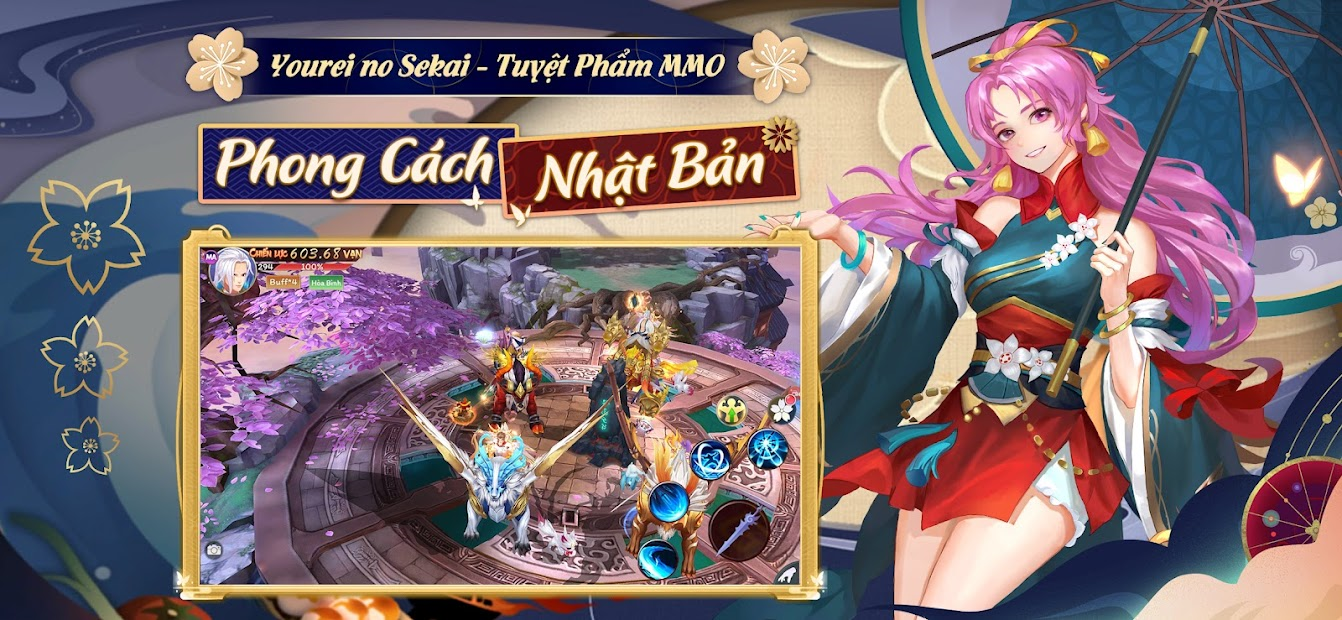 Screenshots Yêu Linh Giới VGP - Game MMO Onmoyoji Chất Nhật Bản