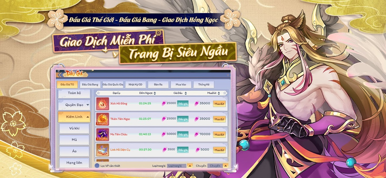 Screenshots Yêu Linh Giới VGP - Game MMO Onmoyoji Chất Nhật Bản