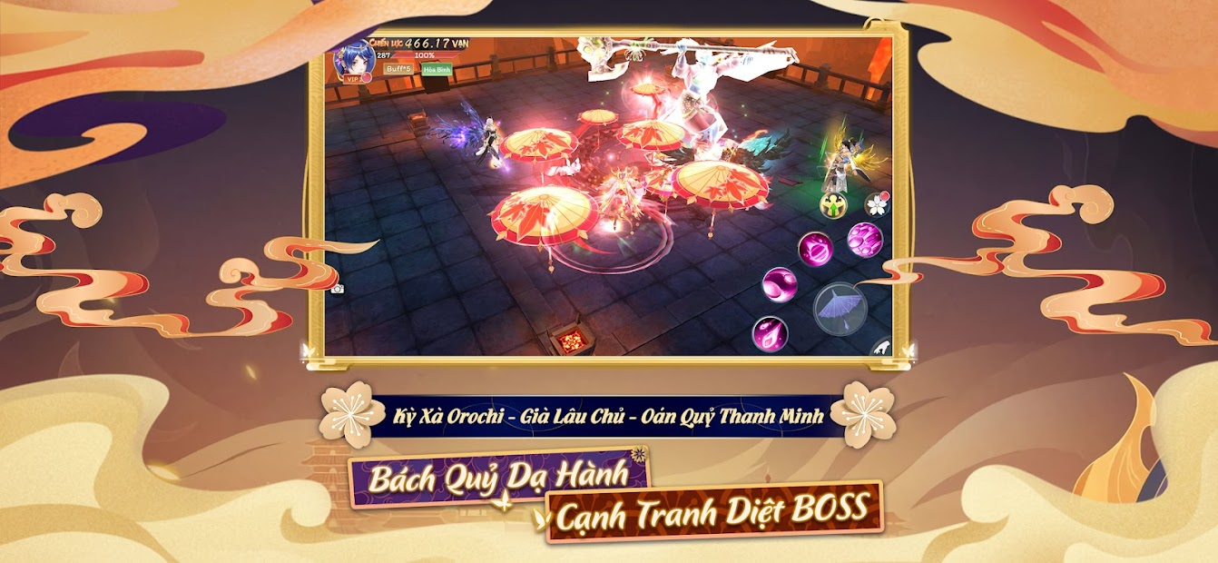 Screenshots Yêu Linh Giới VGP - Game MMO Onmoyoji Chất Nhật Bản