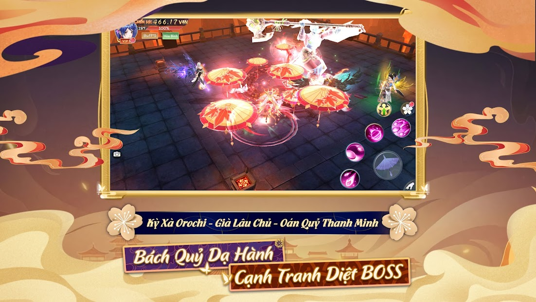 Screenshots Yêu Linh Giới VGP - Game MMO Onmoyoji Chất Nhật Bản