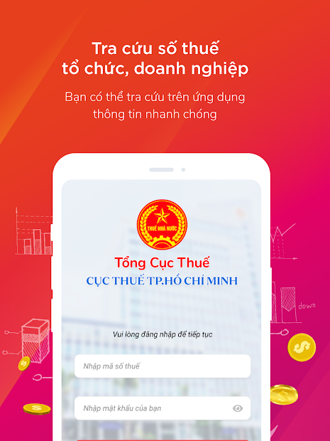Screenshots HCMTAX - Ứng dụng tra cứu mã số thuế, hồ sơ quyết toán thuế HCM