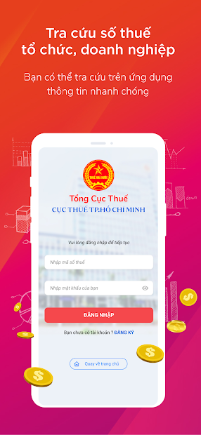 Screenshots HCMTAX - Ứng dụng tra cứu mã số thuế, hồ sơ quyết toán thuế HCM