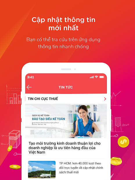 Screenshots HCMTAX - Ứng dụng tra cứu mã số thuế, hồ sơ quyết toán thuế HCM
