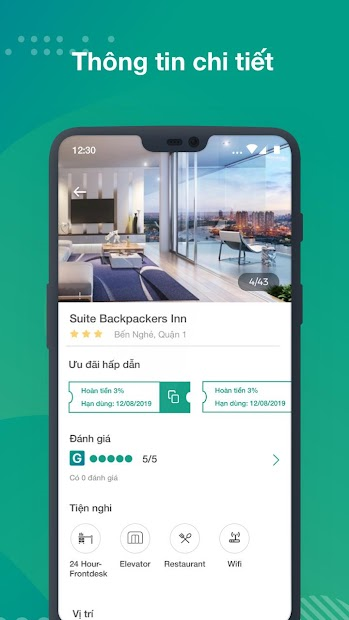 Screenshots Grabhotel: Ứng dụng đặt phòng khách sạn nhanh và tiết kiệm