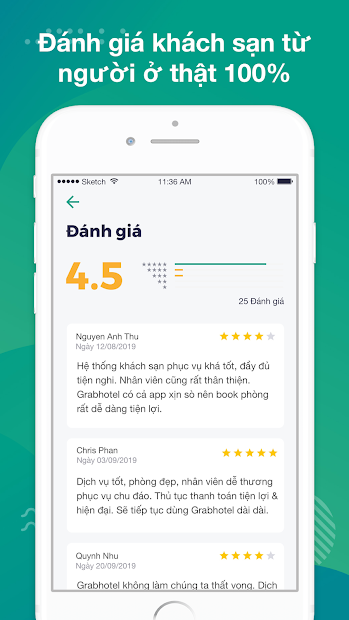 Screenshots Grabhotel: Ứng dụng đặt phòng khách sạn nhanh và tiết kiệm