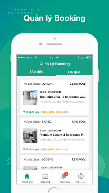 Screenshots Grabhotel: Ứng dụng đặt phòng khách sạn nhanh và tiết kiệm