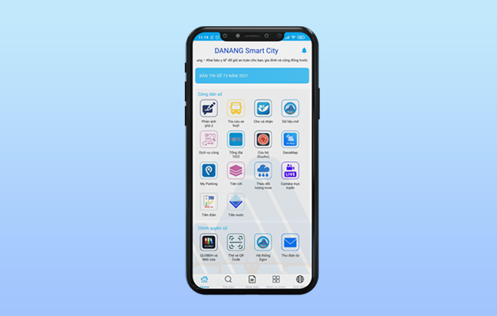 Screenshots App Danang Smart City: Ứng dụng tích hợp khai báo y tế, ví điện tử,...