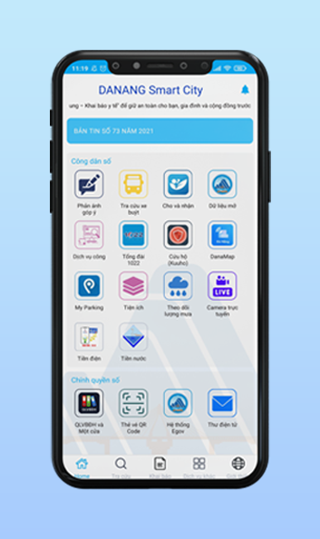 Screenshots App Danang Smart City: Ứng dụng tích hợp khai báo y tế, ví điện tử,...