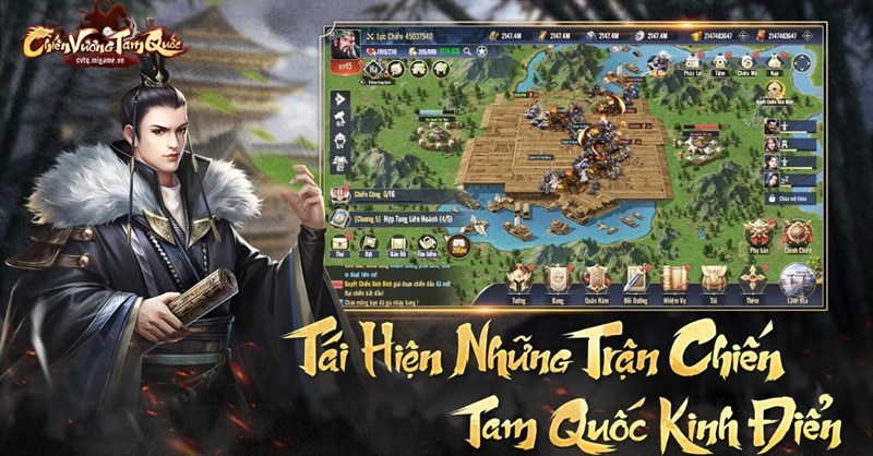 Screenshots Chiến Vương Tam Quốc - Thống nhất giang sơn: Game chiến thuật Tam Quốc hấp dẫn