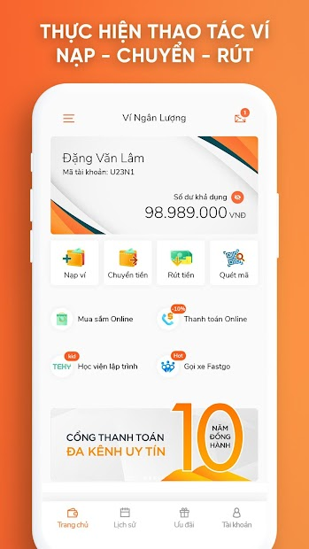Screenshots Ví Ngân Lượng - Thanh toán mọi lúc, mọi nơi