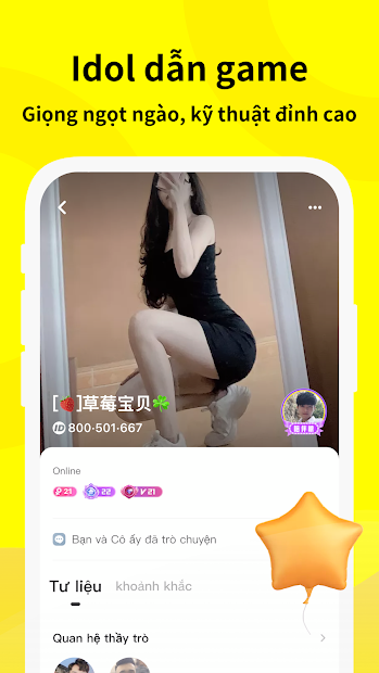 Screenshots App Partying: Ứng dụng trò chuyện, kết bạn, chơi game trực tuyến