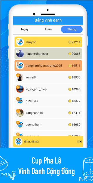 Download Screenshots App Dicamon: Ứng Dụng Giải Toán, Lý, Hóa, Sinh, Anh, Sử Trong 3 Giây