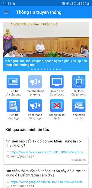 Screenshots Tải app Hue-S: Khai báo y tế, phản ánh môi trường, trật tự đô thị