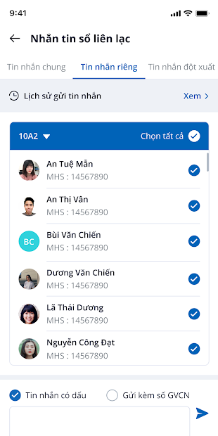 Chụp màn hình vnEdu Teacher: Ứng dụng trợ giúp cho giáo viên