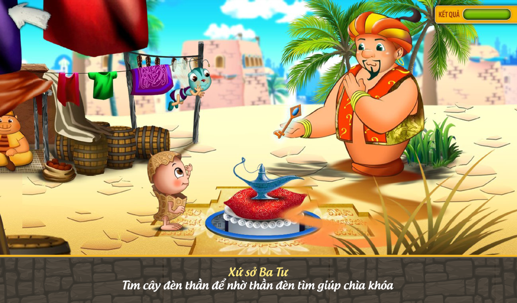 Screenshots App Đậu Lém phiêu lưu ký - Toán lớp 5: Ứng dụng học toán lớp 5 dành cho bé