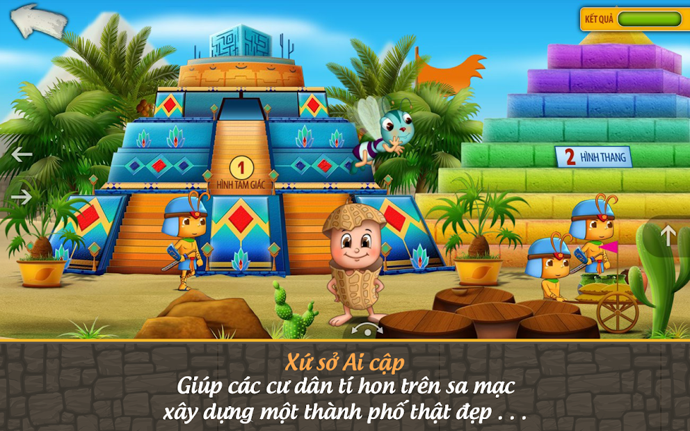 Screenshots App Đậu Lém phiêu lưu ký - Toán lớp 5: Ứng dụng học toán lớp 5 dành cho bé