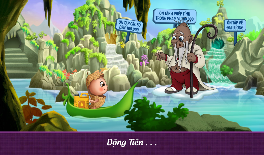 Screenshots App Đậu Lém phiêu lưu ký - Toán lớp 3: Ứng dụng học toán lớp 3 dành cho bé