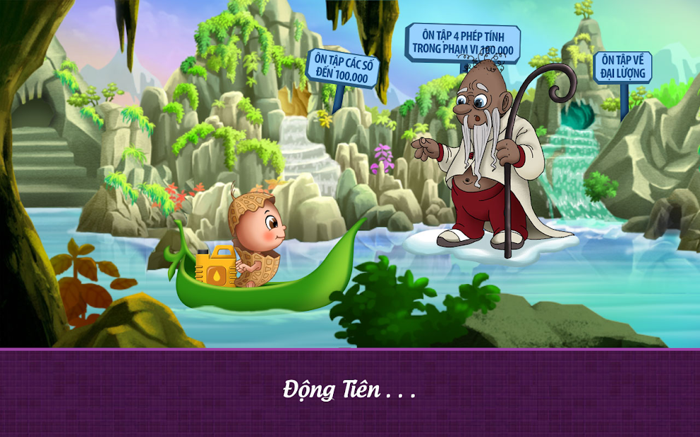 Screenshots App Đậu Lém phiêu lưu ký - Toán lớp 3: Ứng dụng học toán lớp 3 dành cho bé