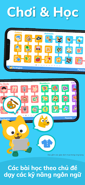 Screenshots App Fun English: Ứng dụng học tiếng Anh cho trẻ qua các trò chơi