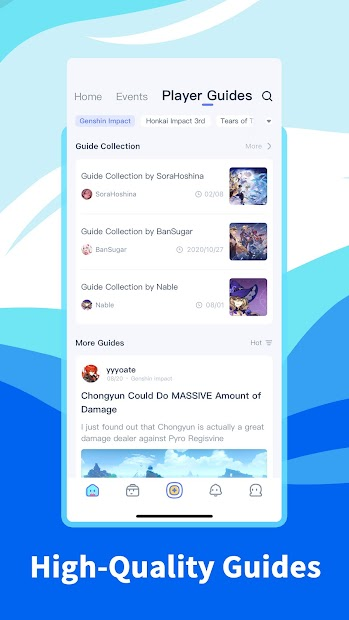 Screenshots HoYoLAB - Ứng dụng mạng xã hội: Cộng đồng, kết nối với bạn bè