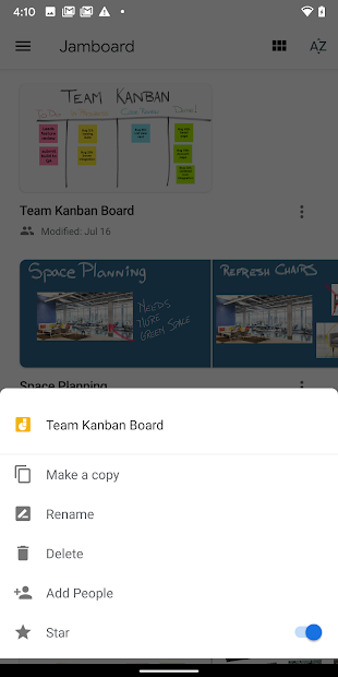 Screenshots Jamboard - Bảng trắng tương tác trực tuyến của Google