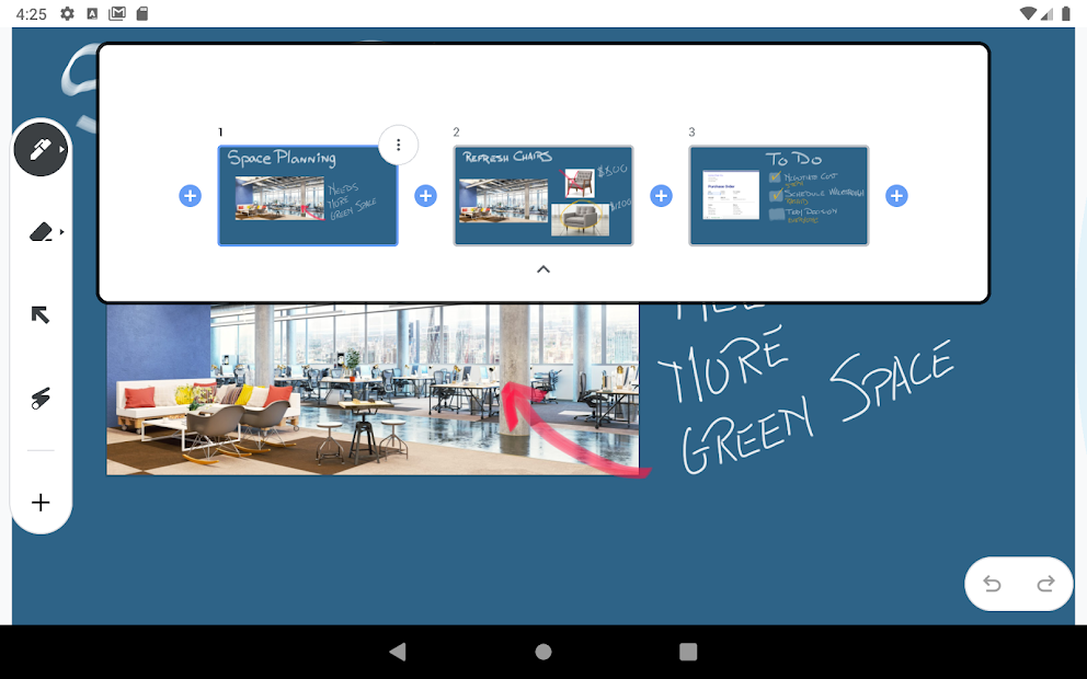 Screenshots Jamboard - Bảng trắng tương tác trực tuyến của Google