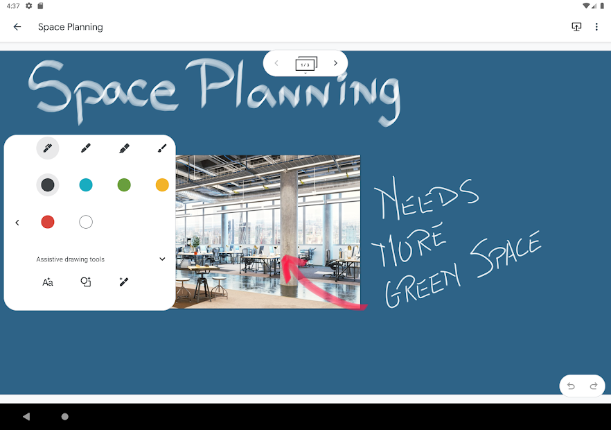 Screenshots Jamboard - Bảng trắng tương tác trực tuyến của Google