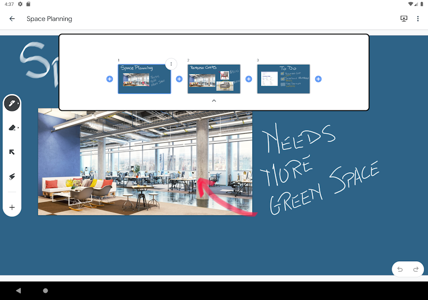 Screenshots Jamboard - Bảng trắng tương tác trực tuyến của Google