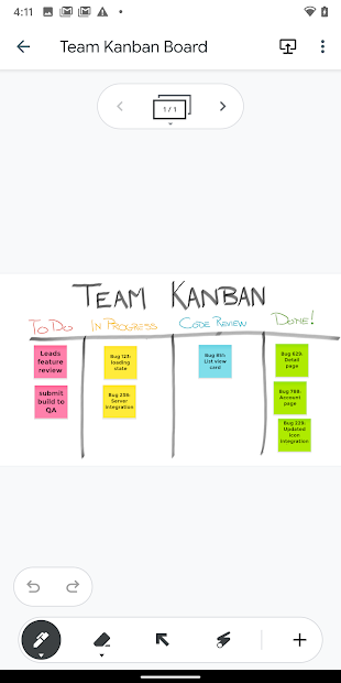 Screenshots Jamboard - Bảng trắng tương tác trực tuyến của Google