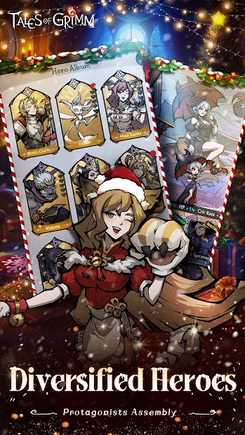 Screenshots Tải Tales of Grimm - Game Idle thẻ tướng thần thoại