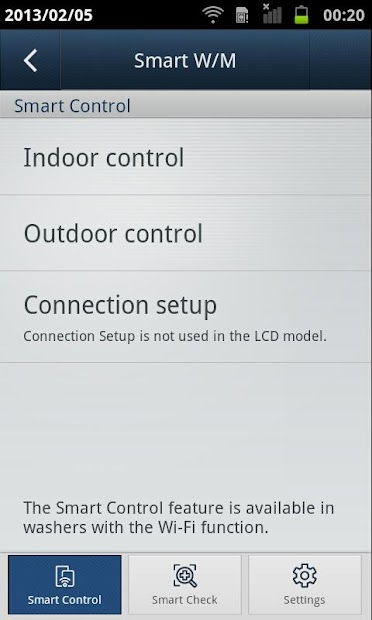 Screenshots Samsung Smart Washer - Ứng dụng quản lý máy giặt, máy sấy Samsung