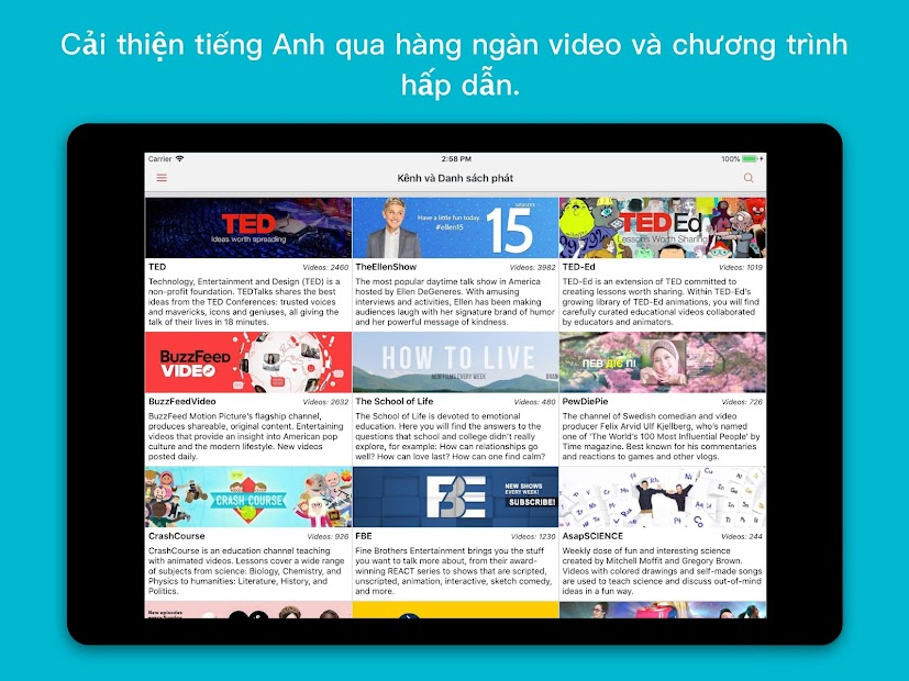 Screenshots App Woodpecker: Ứng dụng học tiếng Anh qua video cực hữu ích