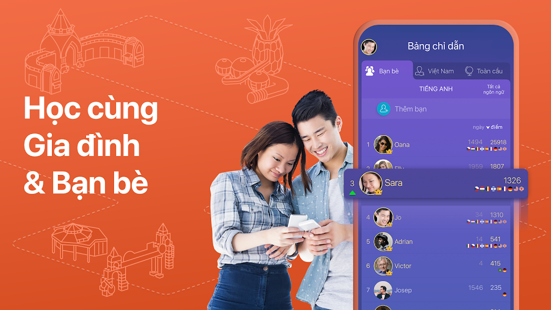 Screenshots Tải app Mondly: Ứng dụng học phát âm tiếng Anh chuẩn như người bản xứ