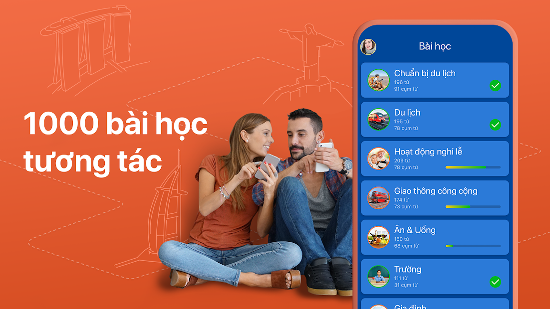 Screenshots Tải app Mondly: Ứng dụng học phát âm tiếng Anh chuẩn như người bản xứ