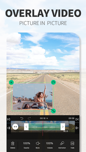 Screenshots App Vllo: Ứng dụng chỉnh sửa video trọn bộ nhạc, văn bản, bộ lọc,...