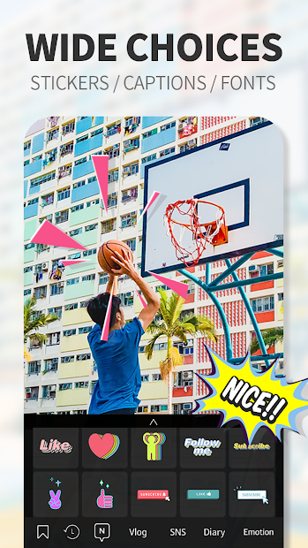 Screenshots App Vllo: Ứng dụng chỉnh sửa video trọn bộ nhạc, văn bản, bộ lọc,...