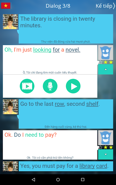 Screenshots App SpeakingPal Communicate: Ứng dụng học tiếng Anh có tương tác
