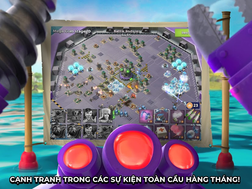 Screenshots Tải Boom Beach - Bảo vệ bờ biển bất khả xâm phạm | Game chiến thuật